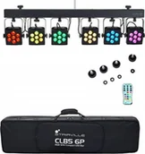 Lampy studyjne - Zestaw 6 Reflektorów Stairville CLB5 6P RGB WW LED+ Pilot na Podczerwień - miniaturka - grafika 1