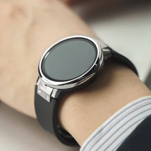 Ringke Rubber One Prime silikonowa opaska pasek do zegarka smartwatch Samsung Galaxy Active 2 44 mm czarny (MOSG0005) - Akcesoria do smartwatchy - miniaturka - grafika 4