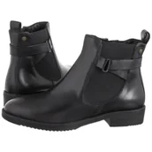 Botki damskie - Botki Czarne P2132-01/00-9 (MA1433-a) Maciejka - miniaturka - grafika 1