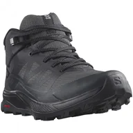Buty trekkingowe damskie - Buty damskie Salomon Outrise Mid Gore-Tex Rozmiar butów (UE): 41 1/3 / Kolor: czarny - miniaturka - grafika 1