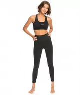 Spodnie sportowe damskie - Damskie legginsy treningowe ROXY Sublime Sunshine - czarne - miniaturka - grafika 1