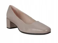 Czółenka - ECCO CZÓŁENKA DAMSKIE Z NISKIM KLOCKOWYM OBCASEM SKÓRZANE 39 J_A - miniaturka - grafika 1