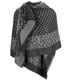 Szal szalik elegancka chusta pashmina PAISLEY - Apaszki i szaliki damskie - miniaturka - grafika 1