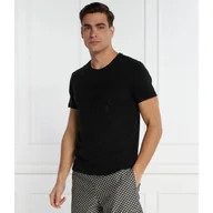 Koszulki męskie - Emporio Armani T-shirt | Regular Fit | z dodatkiem lnu - miniaturka - grafika 1