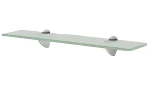 Mleczna wytrzymała półka szklana 50x20 K5-K57 - Półki łazienkowe - miniaturka - grafika 1