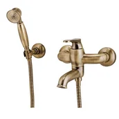 Baterie wannowe i prysznicowe - Omnires Art Deco AD5131BR - miniaturka - grafika 1