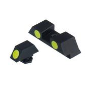 Amunicja i osprzęt ASG - Vector Optics - Fiber Sights Combo do Glock Krótkie Zielona - SCIS-06 - miniaturka - grafika 1