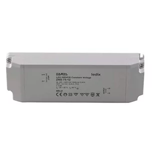 Zamel Zasilacz LED slim 12V DC 75W TYP: ZNS-75-12 LDX10000141 - Zasilacze i transformatory - miniaturka - grafika 1