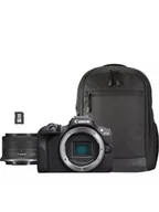 Aparaty Cyfrowe - Canon EOS R100 + RF-S 18-45 mm IS STM Travel Kit (torba + 64GB SD) - miniaturka - grafika 1