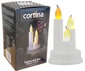 Świeczniki - Świeczka Led Na Baterie Wkład Do Znicza Stroika Znicz Świecznik Płomień - miniaturka - grafika 1