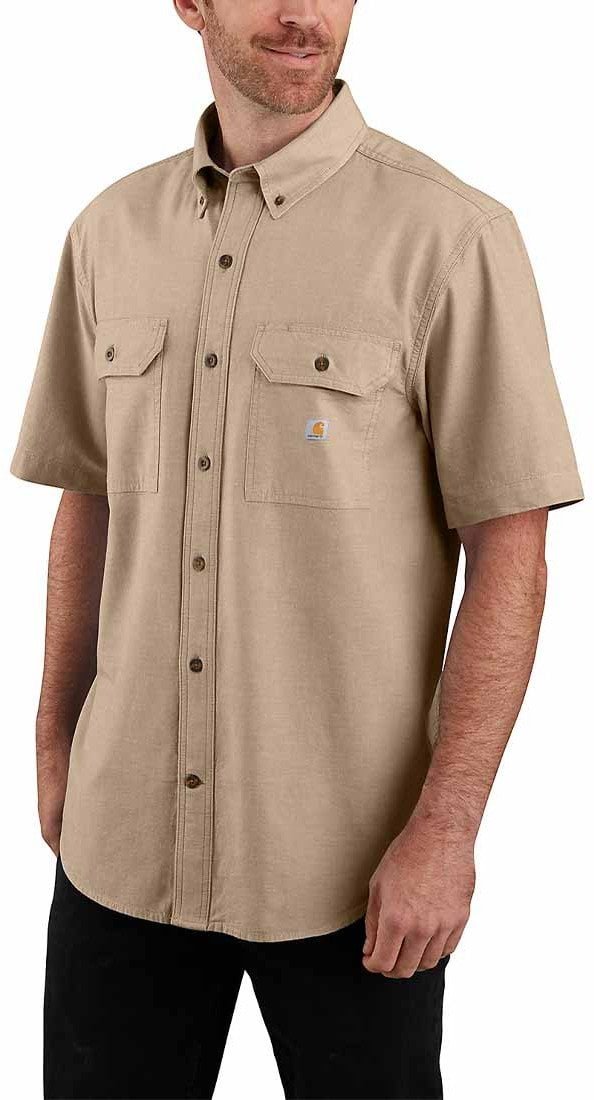 Koszula Carhartt Midweight Chambray Dark Tan
