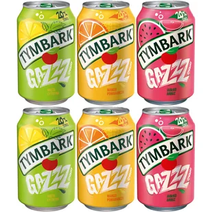Tymbark napój gazowany Mix 3 smaki 330ml x 6 sztuk - Napoje gazowane - miniaturka - grafika 1