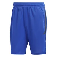 Spodenki męskie - Męskie Spodenki ADIDAS TR-ES PIQ 3SHO IB8248 – Niebieski - miniaturka - grafika 1
