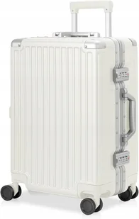 Walizka AnyZip PC ABS 38L TSA, aluminiowa rama, biała, 4 kółka - Walizki - miniaturka - grafika 1