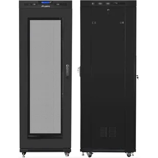 Lanberg Szafa Rack 19 37U 600x800 FF01-6837-23BL z termostatem - KONFIGURATOR WYPOSAŻENIA - CZAT NA ŻYWO FF01-6837-23BL - Szafy rack - miniaturka - grafika 1