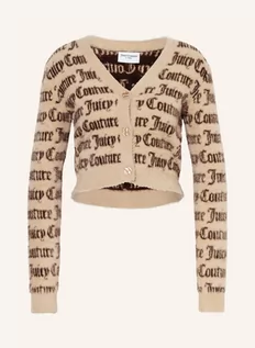 Swetry damskie - Juicy Couture Kardigan Mary-Kate beige - grafika 1