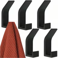 Wieszaki i stojaki - Zestaw 5 wieszaków loft OMNOS czarnych - miniaturka - grafika 1