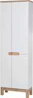 Szafki łazienkowe - Comad BALI WHITE 900 Słupek wysoki ze schowkiem na mopa 2D 60cm FSC - miniaturka - grafika 1
