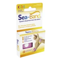 Akcesoria medyczne - Sea-Band Opaska akupresurowa przeciw mdłościom dla dzieci różowa, 2 szt - miniaturka - grafika 1