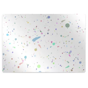 Mata pod fotel biurowy Plama Farby 100x70 cm - Podnóżki, podpórki, podkładki - miniaturka - grafika 1