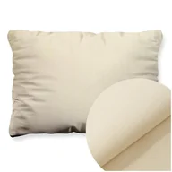 Poszewki na poduszki - Poszewka Bawełna 50 x 70 Jednolita Ola Beż Beżowa - miniaturka - grafika 1