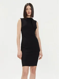 Rinascimento Sukienka koktajlowa CFC0118282003 Czarny Regular Fit - Sukienki - miniaturka - grafika 1