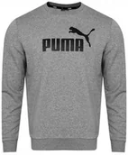 Bluzy męskie - PUMA - MĘSKA BLUZA ESS Big Logo Crew 586680-03 bluza szara - miniaturka - grafika 1