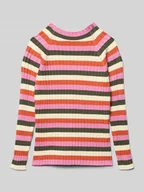 Koszulki dla dziewczynek - Bluzka z długim rękawem o kroju regular fit z mieszanki wiskozy - miniaturka - grafika 1