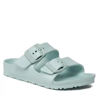 Buty dla dziewczynek - Klapki Birkenstock Arizona 1026753 Surf Green - grafika 1