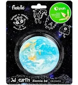Zeszyty szkolne - Naklejka fluorescencyjna 3d Ziemia 8,5cm - miniaturka - grafika 1