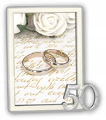 Ramki na zdjęcia - Zep S.r.l zep s.r.l p5046 Fifty metallbilderrahmen z nakładką z masy perłowej., metalowa, srebrna, 14, 0 X 17, 0 cm P5046 - miniaturka - grafika 1