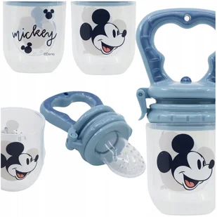 SMOCZEK DO PODAWANIA POKARMÓW, OWOCÓW GRYZAK MICKEY 10m+ - Gryzaki dla dzieci - miniaturka - grafika 1