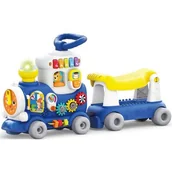 Jeździki dla dzieci - Jeździk DUMEL Pociąg 4w1 DD 10401 Niebieski - miniaturka - grafika 1
