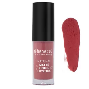 Benecos Matowa pomadka w płynie ROSEWOOD ROMANCE 122/95370 - Szminki - miniaturka - grafika 1