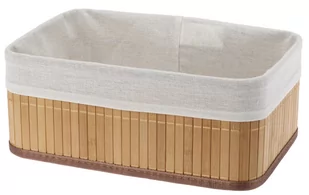 Koszyk organizer pudełko z bambusa naturalny BAMBO - Pojemniki łazienkowe - miniaturka - grafika 1