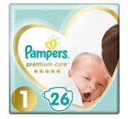 Pieluchy - Pampers Premium Care 1 Newborn 26szt. - miniaturka - grafika 1