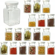 Pojemniki kuchenne - słoiczki na przyprawy 150ml EKO słoik biała zakrętka twist-off 18 sztuk - miniaturka - grafika 1
