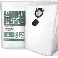 Worki do odkurzaczy - 10x Worek do Odkurzacza Metabo Asa 1201 Syntetyczny Tekstylny Worki Duży G9 - miniaturka - grafika 1