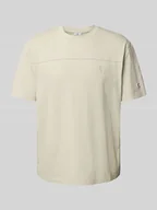 Koszulki męskie - T-shirt z naszywką z logo - miniaturka - grafika 1