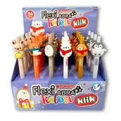 Długopisy - Penmate Długopis ścieralny Flexi Abra Kolori Click Forest Christmas niebieski - miniaturka - grafika 1