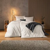 Pościel - Estella Pościel Mako Satyna Basics 7844/110 Valetta : Kolor - 110/elfenbein, Wymiary - 160/200+2X70/80 - miniaturka - grafika 1