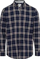 Koszule męskie - BRAX Męska koszula w stylu Daniel C Light flanelowa w kratkę, Tobacco, XL - miniaturka - grafika 1