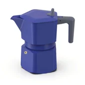 Zaparzacze i kawiarki - PEZZETTI PENTAEXPRESS Emaliowana kawiarka (3 filiżanki) - Granatowy - miniaturka - grafika 1
