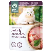 Mokra karma dla kotów - Pure Nature Feline, 12 x 85 g - Kurczak i królik - miniaturka - grafika 1