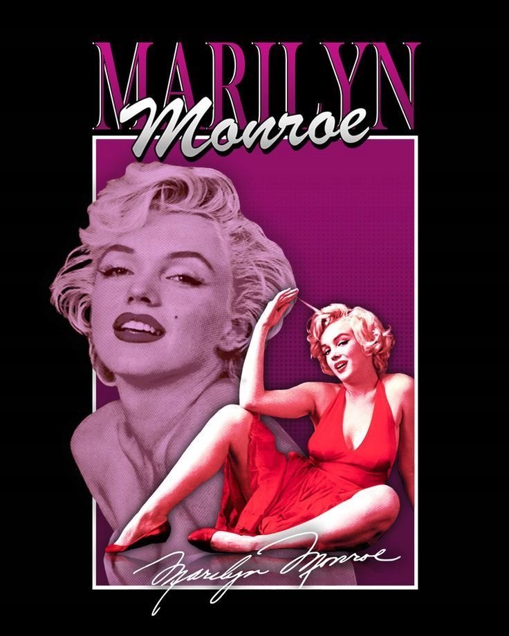 PODKŁADKA POD MYSZ Nadruk 22x18 cm portret Marilyn Monroe glamour Prezent