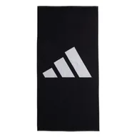 Ręczniki - Ręcznik adidas  3Bar Towel Large Black/White - miniaturka - grafika 1