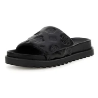 Klapki i japonki damskie - Damskie Klapki GUESS FABIO FLJFABFAL19-BLACK – Czarny - miniaturka - grafika 1