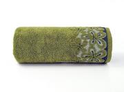 Ręczniki - Greno Ręcznik bawełniany Bella Oliwkowy - miniaturka - grafika 1