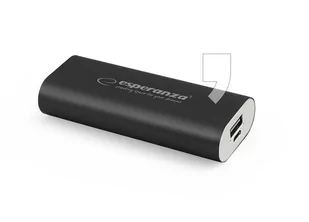 Esperanza Hadron 4400mAh Czarny EMP105K - Powerbanki - miniaturka - grafika 3