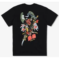 Koszulki sportowe męskie - MANTO T-shirt Koszulka TENGU Black - miniaturka - grafika 1